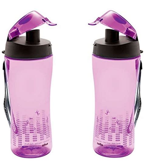 Cello Sprinter Sports Plastic Bottle Set 700ml Set Of 2 Purple Buy
