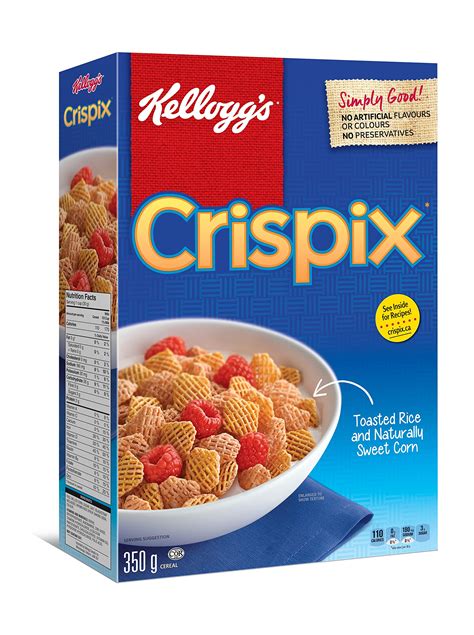 Kelloggs Crispix Krispies Cereal 350g12oz Imported From Canada