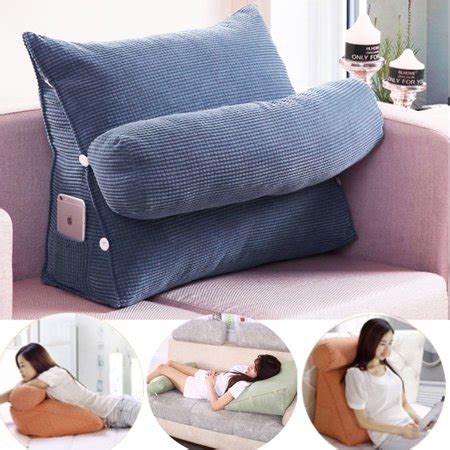 Back supports are one device that are definitely worth considering. Adjustable Back Wedge Cushion Pillow Sofa Bed Office Chair ...