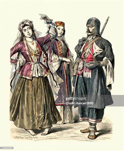 Fashions Of The Caucasus 19th Cnetury Bayadere Dancer Georgian Woman