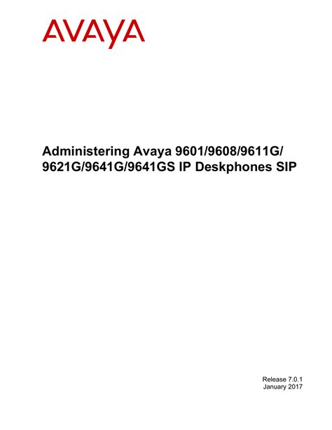 Administering Avaya 960196089611g9621g Manualzz