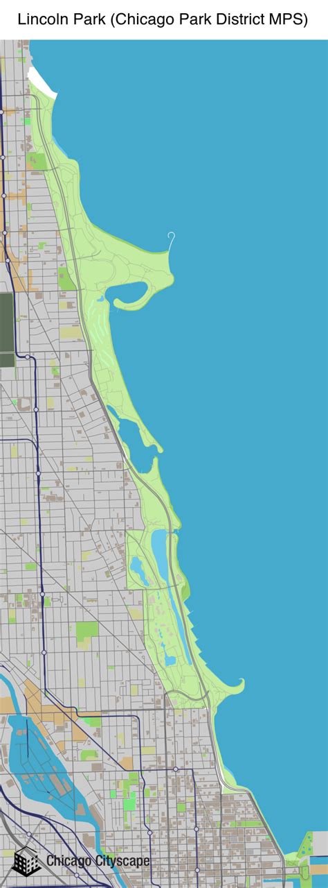 Chicago Park District Map Escalator Map