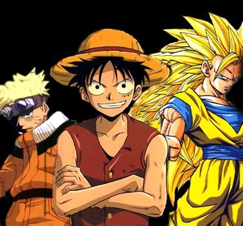 Gokú, naruto, luffy y kira son los primeros personajes confirmados para jump force | fuente: DON: Dragon Ball, One Piece, Naruto | Danny And Oxeld | Flickr