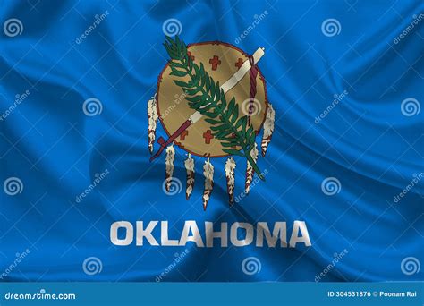 High Detailed Flag Of Oklahoma Oklahoma State Flag National Oklahoma