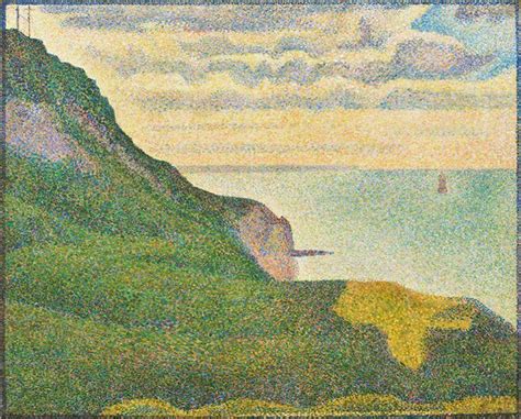 Georges Seurat Port En Bessin Normand A Leo Sobre Lienzo