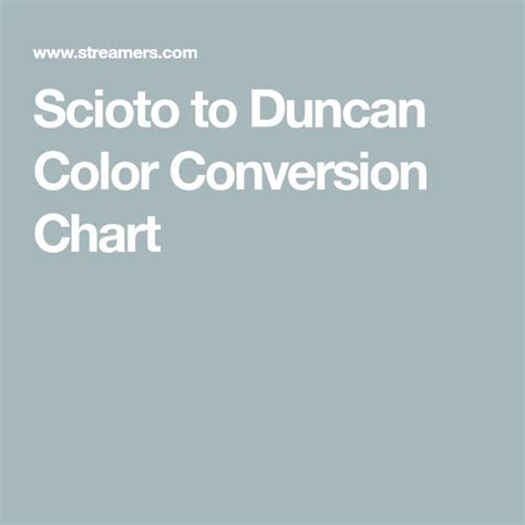 Duncan Color Selection Guide Page My XXX Hot Girl