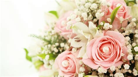 1920x1080 1920x1080 Roses Lilies Flowers Bouquet Pink Roses