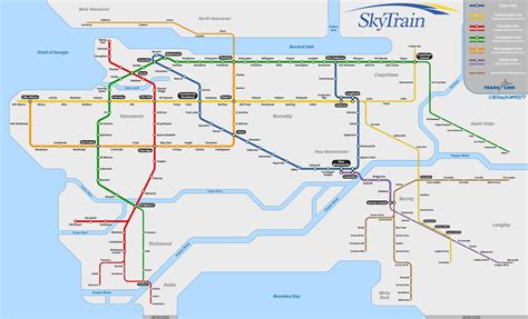 Big Canada Vancouver Skytrain Map Revised Fantasy Rimaginarymaps