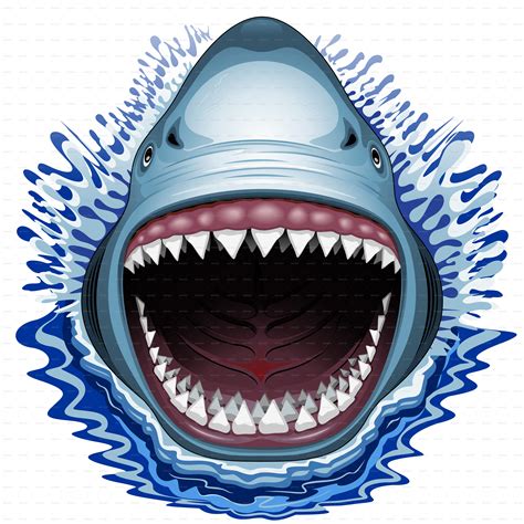 Shark Mouth Vector at GetDrawings | Free download