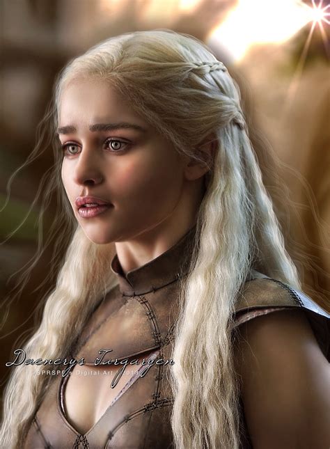 Daenerys Targaryen By Sprsprsdigitalart On Deviantart