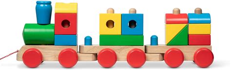 Wooden Jumbo Stacking Train On Classic Toys Toydango