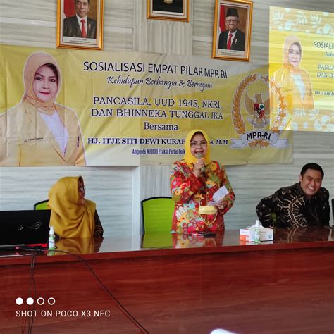 Gelar Sosialisasi Empat Pilar Di Sekolah Anggota Dpr Ri Hj Itje Siti