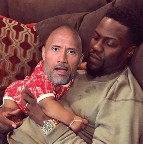 I love how jodie is very seriously telling kevin to be braver but kevin's mind went somewhere dirty when the rock just meant guest appearing in the show. Kevin Hart And The Rock Enters Into A Hilarious Photoshop ...