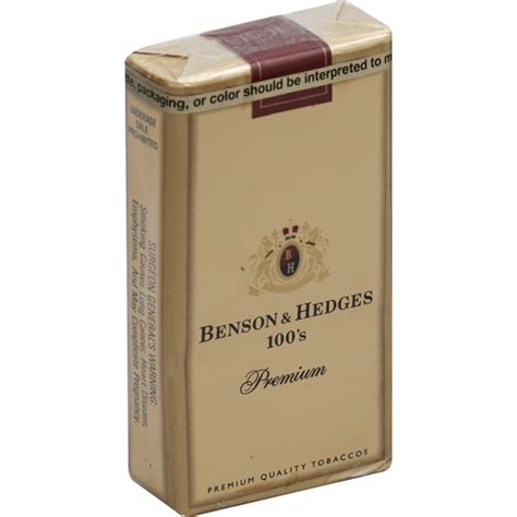 Benson And Hedges Cigarettes Premium 100s Cigarettes Foodtown