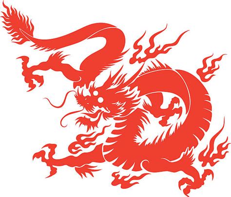 Chinese Fire Dragon Illustrations Royalty Free Vector Graphics And Clip