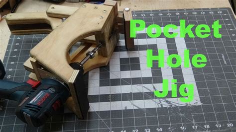 How To Make A Homemade Pocket Hole Jig Youtube