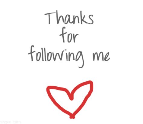 Thanks For Following Me Thankful Words Quotes