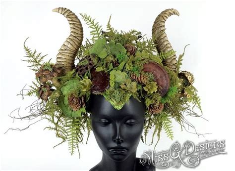nature horned headdress nature costume