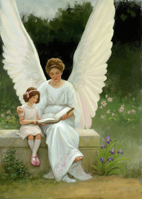 Guardian Angel Painting By Daniel Rodgers Fine Art America