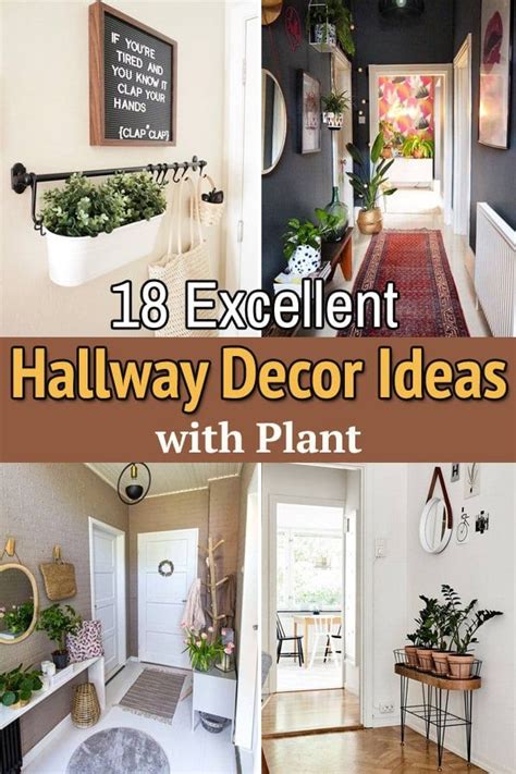20 Excellent Hallway Decor Ideas With Plants Hallway Decorating