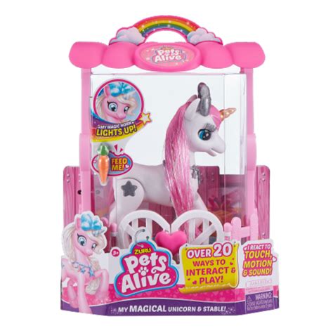 Zuru Pets Alive My Magical Unicorn And Stable Playset 2 Pc Kroger