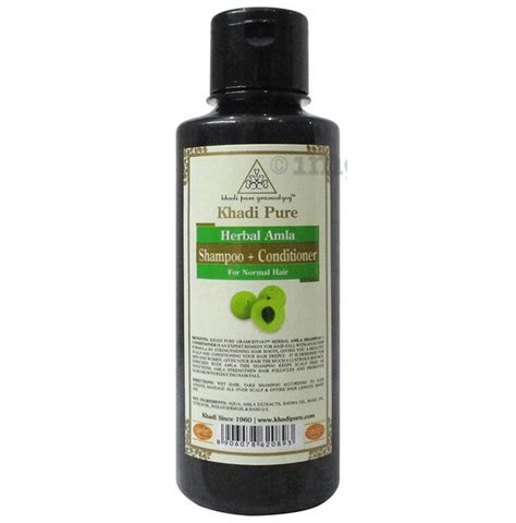 khadi pure herbal amla shampoo conditioner plain buy bottle of 210 ml shampoo at best price