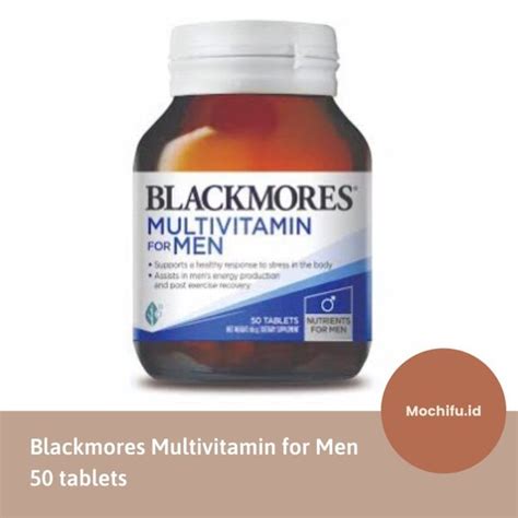 Jual Promo Blackmores Multivitamin For Men Suplemen Vitalitas Pria Import Aussie Limited Di