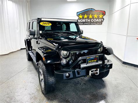 Used 2018 Jeep Wrangler Jk Unlimited Sahara 4wd For Sale In Rochester