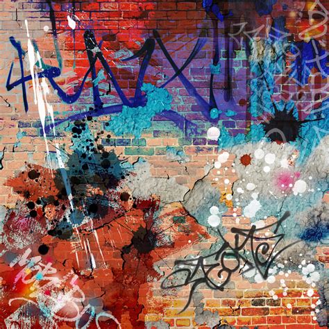 Contemporary Graffiti Expressive Street Art Or Vandalism