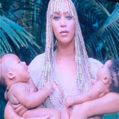 beyonce and jay z show off their twins faces in a clear new photos