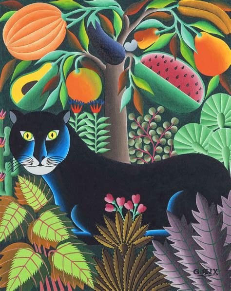 The Panther Leaped To The Front Of His Lair And Graphic Art Panther Jungle Fruit Love Amor