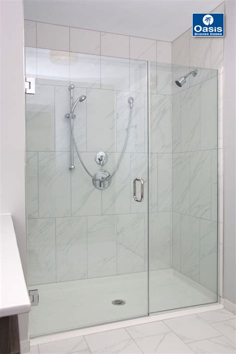 So if you want to. Frameless Glass Shower Spray Panel | Oasis Shower Doors MA ...
