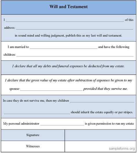 You will have more success making your last will and testament if you consider the following questions beforehand 28 Free Illinois Will Template in 2020 | Last will and ...