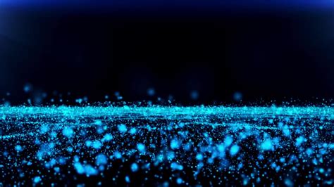 Blue Particles Rising Abstract Background Stock Motion Graphics