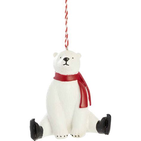 What are the most popular christmas decorations? Wilko Alpine Home Polar Bear Christmas Tree Decoration | Wilko