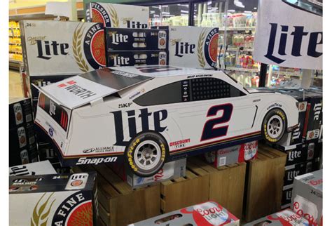 Miller Lite Nascar Display Wins The Pole Point Of Purchase