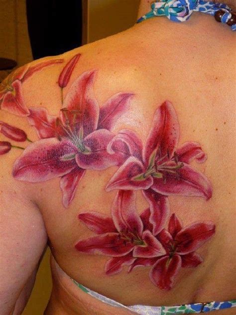 60 Best Flower Tattoos Meanings Ideas And Designs Lily Flower Tattoos Lily Tattoo Lily