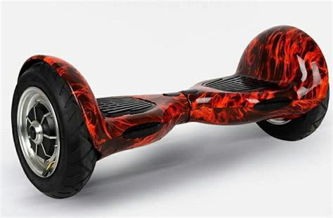 Flame Red Balancing Scooter Hoverboard Hoverboard Scooter