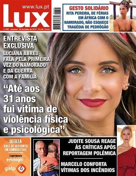 Entrevista exclusiva com Luciana Abreu não perca a Lux sexta feira