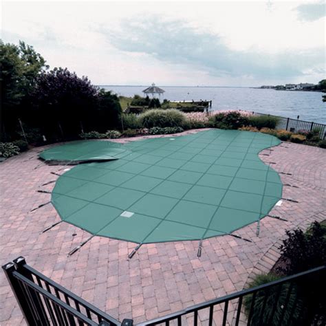 Some pool covers get so big, meyco will break it into smaller pieces that combine to make 1 safety pool cover. Meyco Swimming Pool Safety Covers & Accessories