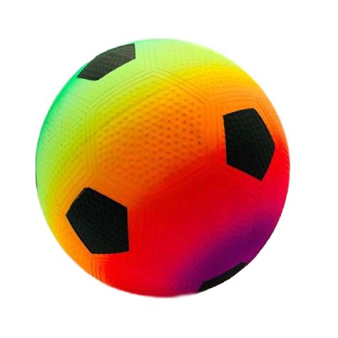 Wholesale Neon Rainbow Soccer Ball Deflated Dollardays