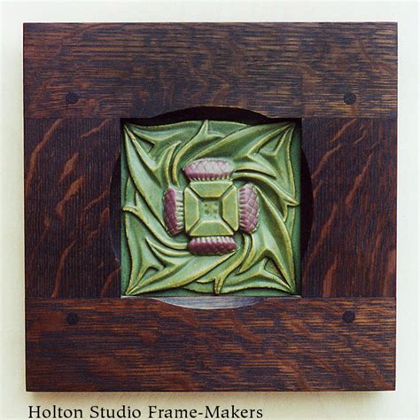 Rookwood Thistle Tile Holton Studio Frame Makers