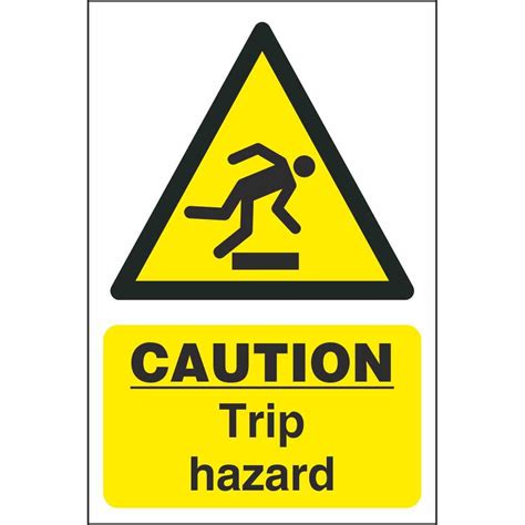 Caution Trip Hazard Signs Hazard Construction Safety Signs Ireland