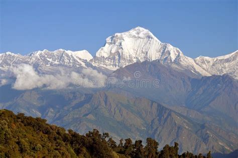 Annapurna Massif Nepal Stock Image Image Of Frost Bright 36318079