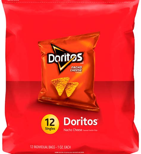 Doritos® Nacho Cheese Flavored Tortilla Chips Multi Pack Variety Packs