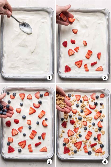 Frozen Yogurt Bark Easy Summer Dessert Feelgoodfoodie