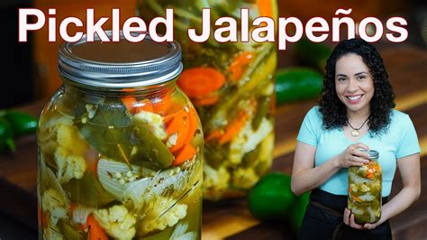 DELICIOUS Pickled Jalapeños Jalapenos en escabeche Mexican Food