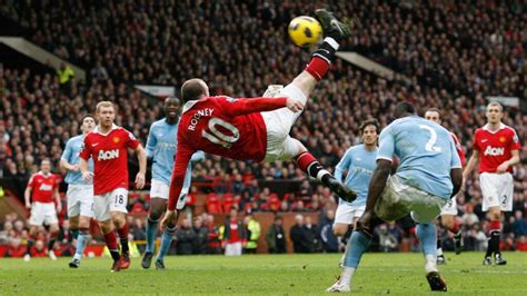 [watch] the famous wayne rooney bicycle kick against manchester city 2024