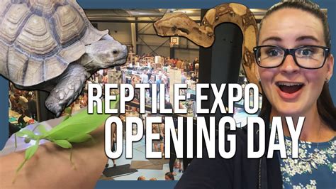 Behind The Scenes Reptile Expo Part 2 Opening Day Youtube