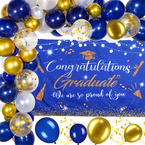 Buy 91 Pieces Graduation Decorations Including Class Of 2022